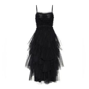 Red Valentino Tulle Midi Dress